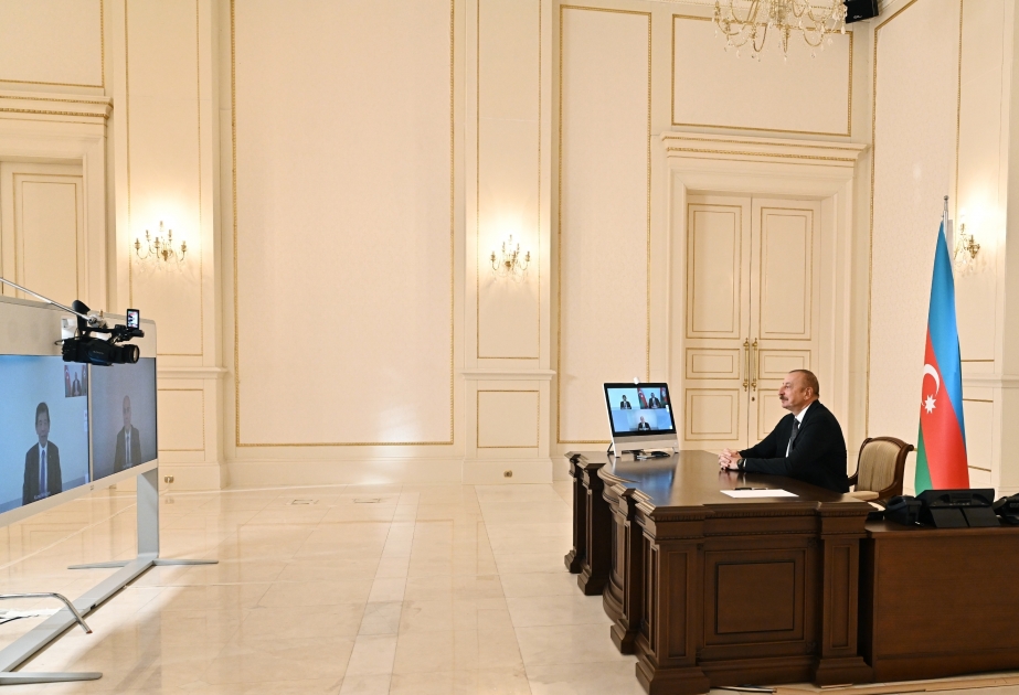 Le président azerbaïdjanais s’entretient en visioconférence le Secrétaire général de l’Organisation mondiale des douanes VIDEO