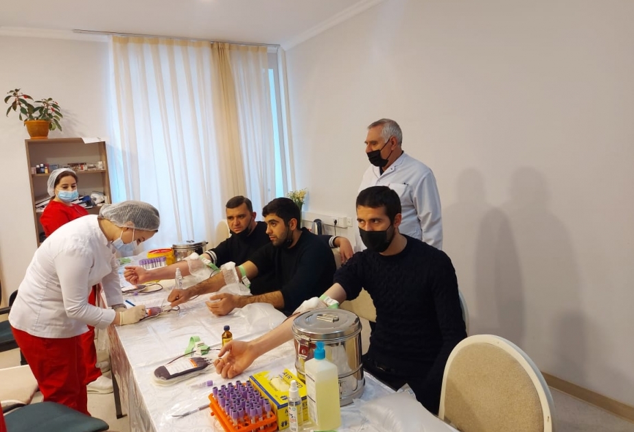 Saatlı rayonunda qanvermə aksiyası keçirilib