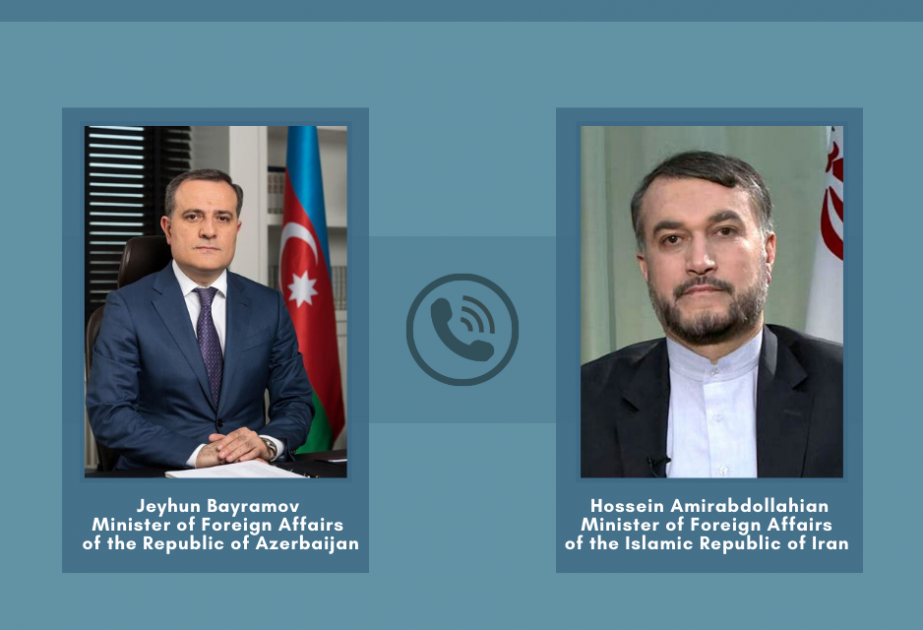 Außenminister Jeyhun Bayramov führt Telefongespräch mit seinem iranischen Amtskollegen