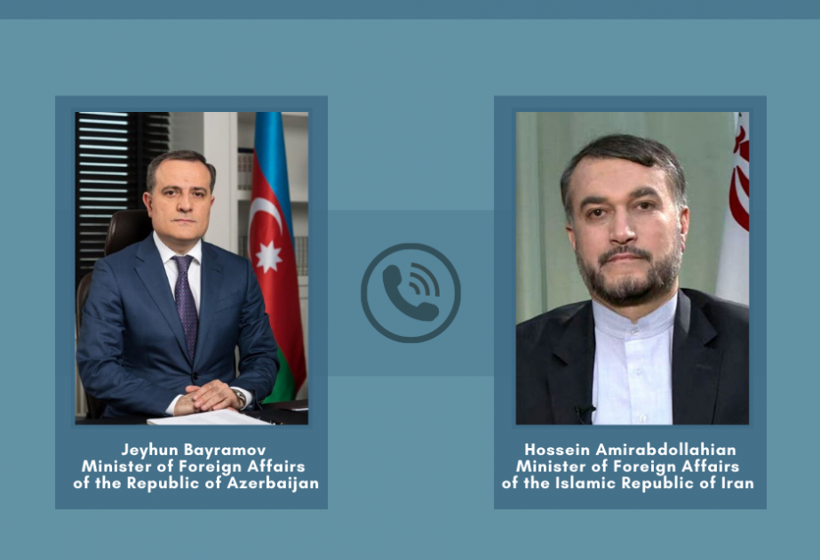Ministros de Asuntos Exteriores de Azerbaiyán e Irán mantienen una conversación telefónica