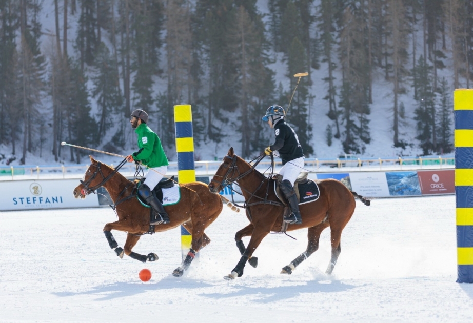 Azerbaijan Land of Fire into semifinal of Snow Polo World Cup St. Moritz
