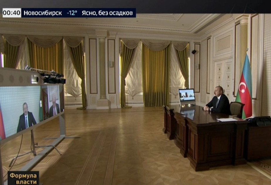 “Rossiya 24” telekanalında Azərbaycanın dövlət müstəqilliyinin bərpasının 30 illiyinə həsr olunmuş “Hakimiyyət formulu” verilişi yayımlanıb VİDEO