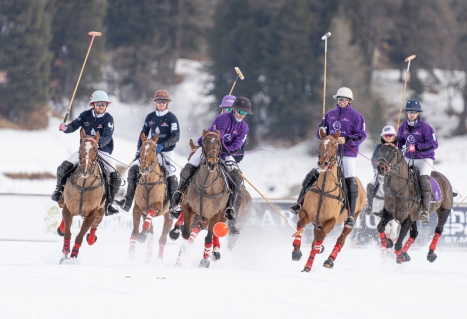 Azerbaijan Land of Fire reach final of Snow Polo World Cup St. Moritz
