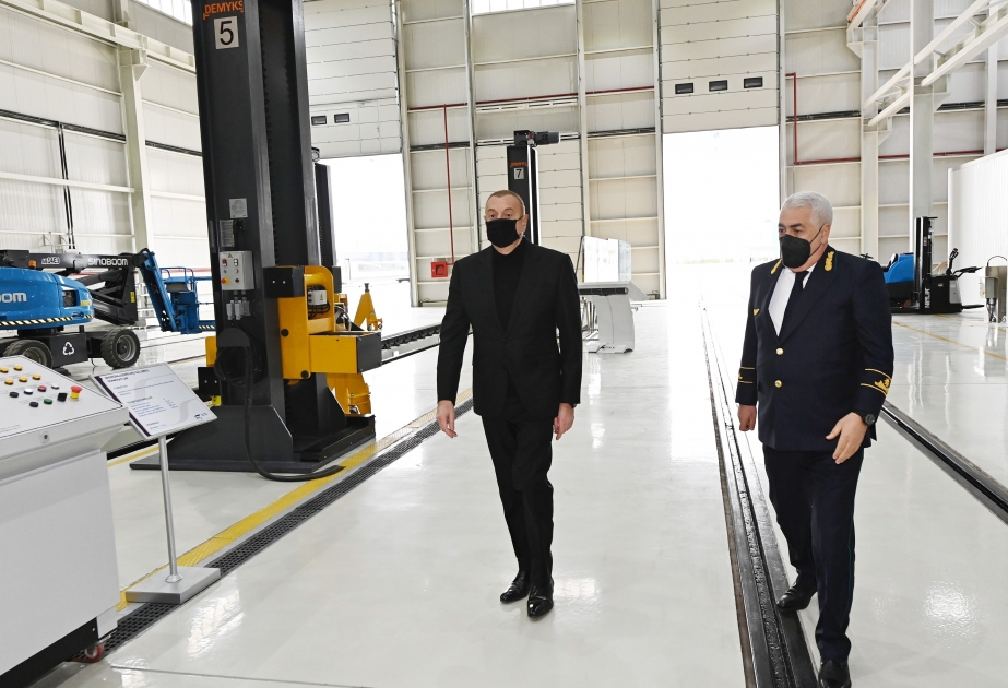 Locomotive depot of Azerbaijan Railways CJSC was commissioned VIDEO