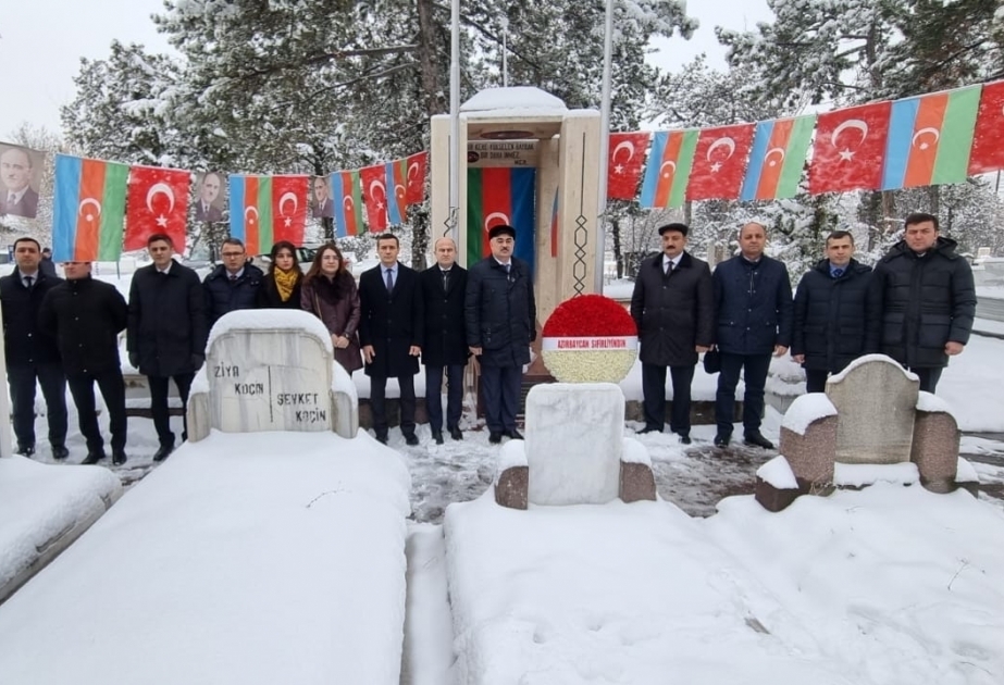 Посещена могила Мамед Эмина Расулзаде
