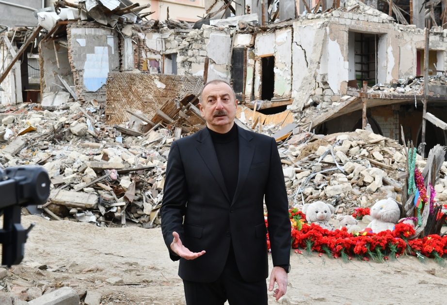 Ilham Aliyev: ¨Aunque nuestro principal objetivo se centra en las tierras liberadas, otras ciudades y regiones también están en primera plana¨