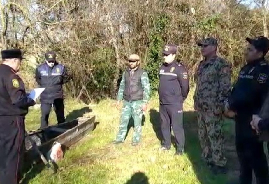 Qızılağac Milli Parkının ərazisində qanunsuz balıq ovlayan şəxs cəzalandırılıb
