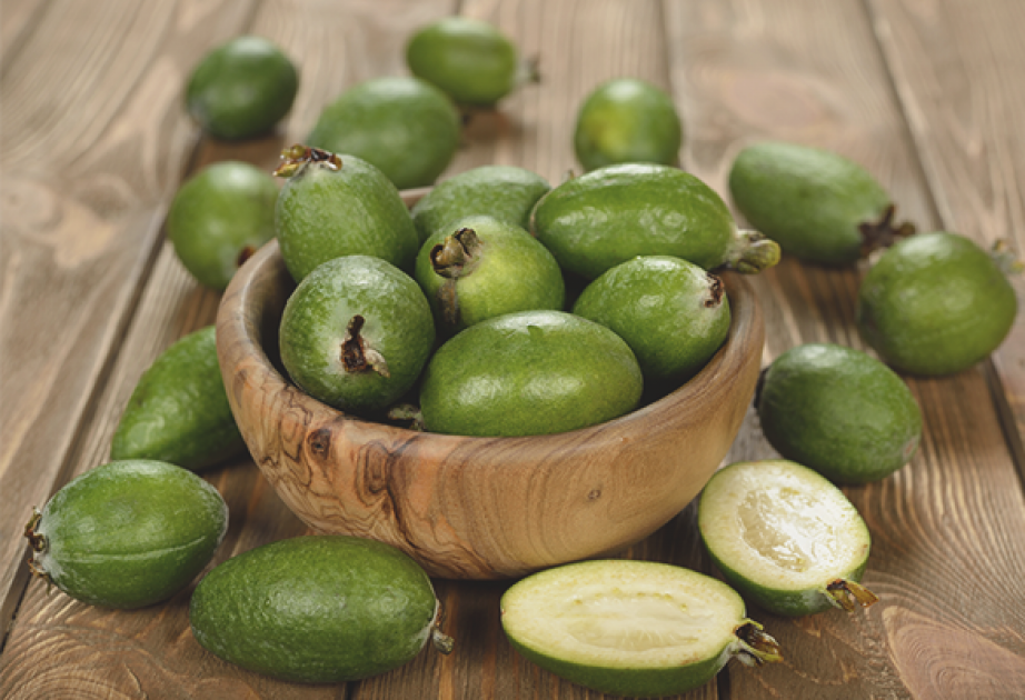 El exotismo azerbaiyano: feijoa