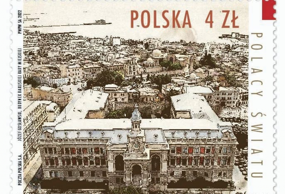 Polşada Bakı şəhərinin baş memarının xatirəsinə həsr edilən poçt markası buraxılıb