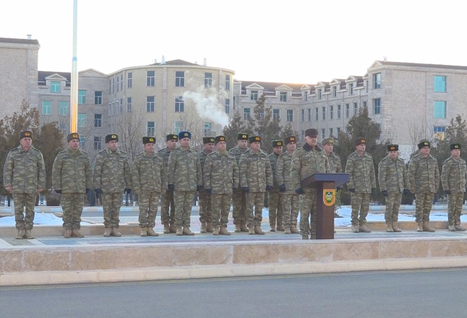New training year begins in Nakhchivan Garrison Troops