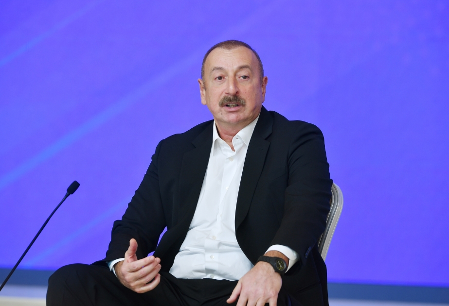 Prezident İlham Əliyev: Bu gün Azərbaycan cəmiyyəti və Azərbaycan iqtidarı birmənalı şəkildə milli maraqların keşiyində dayanır