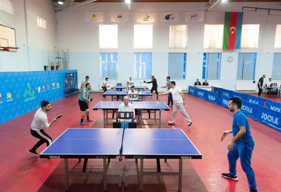 Kənd Təsərrüfatı Nazirliyinin əməkdaşları arasında keçirilən stolüstü tennis turniri başa çatıb