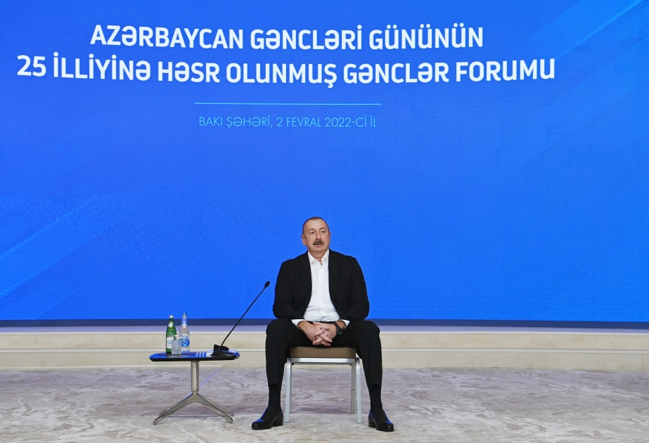 Prezident: Müharibə gedə-gedə ovaxtkı iqtidar Gəncəni bombalayırdı