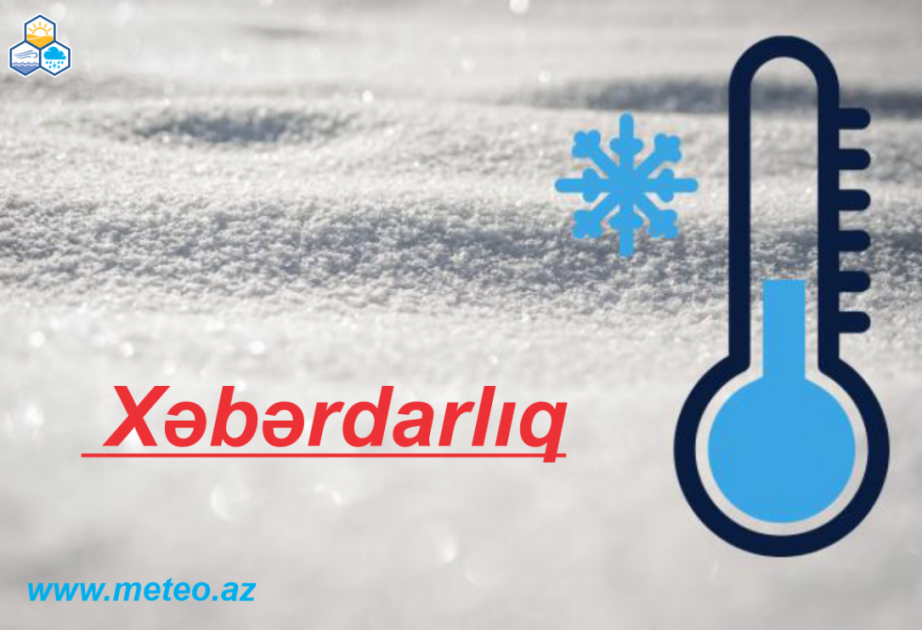 Sinoptiklərdən xəbərdarlıq: Paytaxtda havanın temperaturu 5-10 dərəcə enəcək, güclü külək əsəcək
