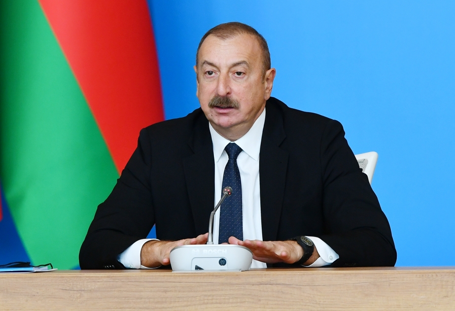 Prezident İlham Əliyev: Cənub Qaz Dəhlizi layihəsi başa çatıb, bizim işimiz isə davam edir VİDEO