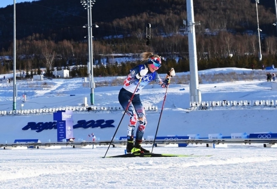 Johaug wins 1st gold medal of Beijing Olympics in skiathlon