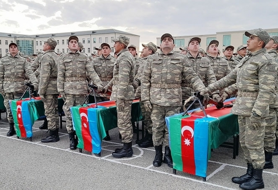Azerbaijan Army holds military oath-taking ceremonies VIDEO