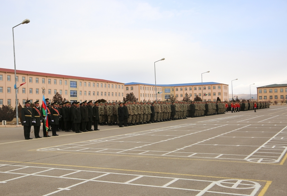 Nakhchivan garrison troops hold military oath-taking ceremonies