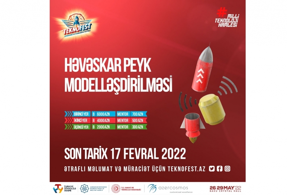 Registration for Amateur Satellite Modeling competition continues as part of TEKNOFEST Azerbaijan