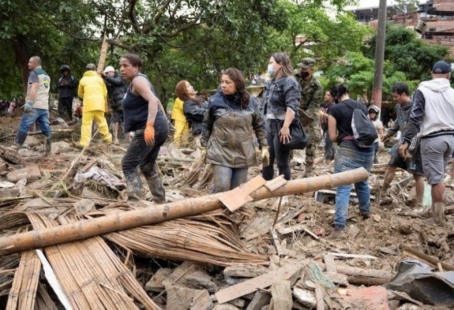 At least 14 dead in Colombian landslide following heavy rain