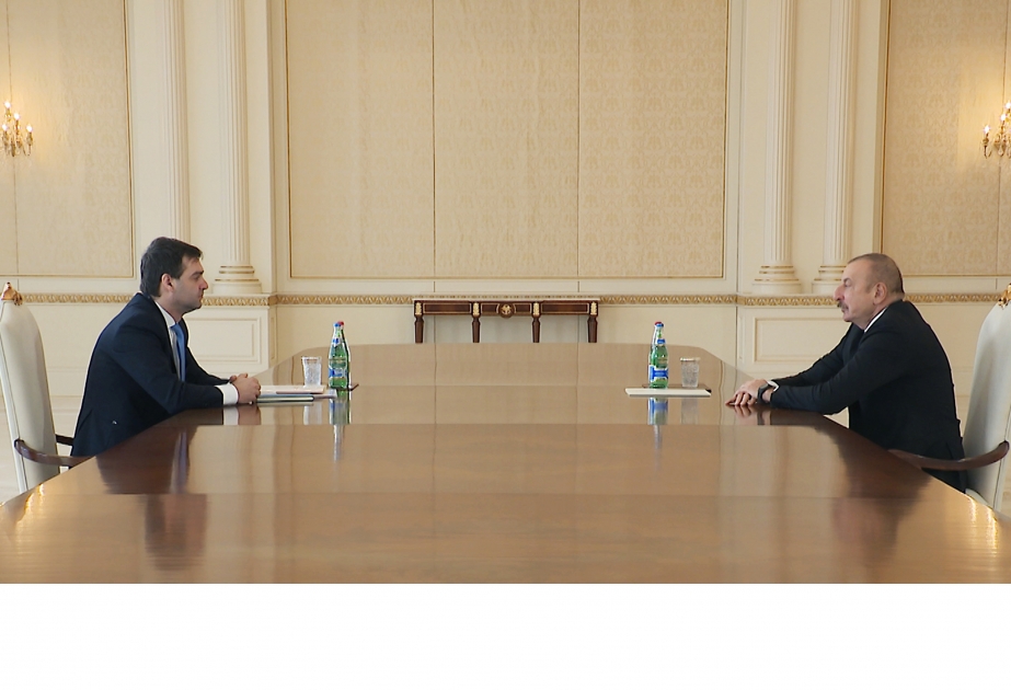 Le président Ilham Aliyev reçoit le ministre moldave des Affaires étrangères et de l’Intégration européenne VIDEO