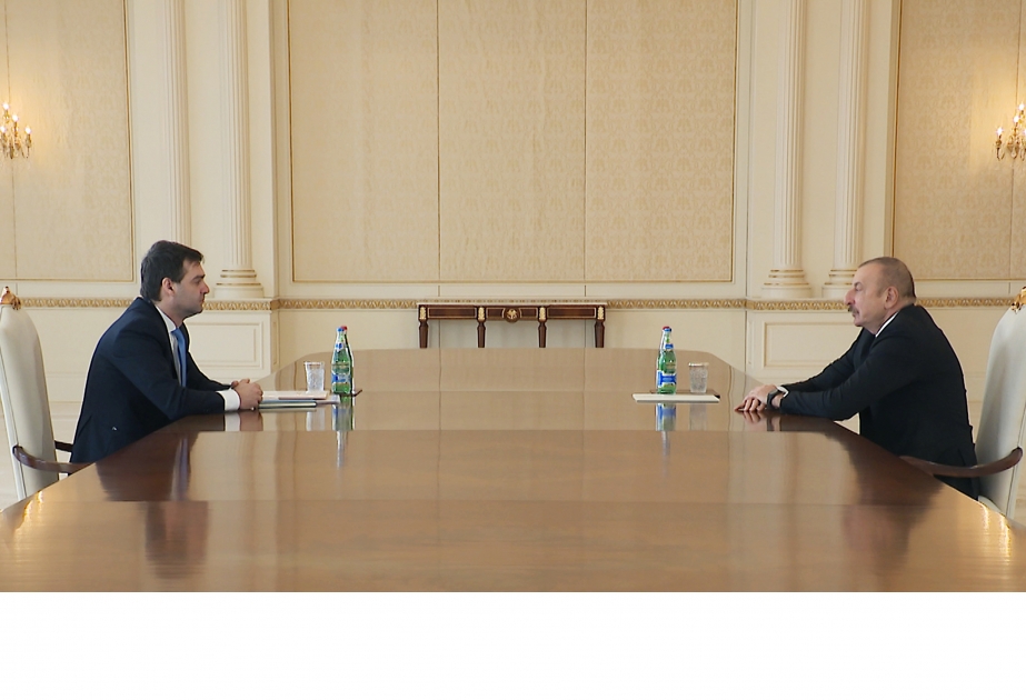 الرئيس إلهام علييف يلتقي نائب رئيس وزراء مولدوفا ووزير الخارجية والتكامل الأوروبي