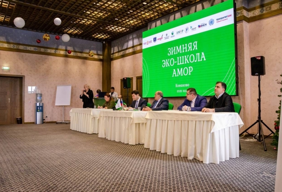 Se inauguró la eco escuela de invierno de la Asociación Juvenil de Azerbaiyán en Rusia
