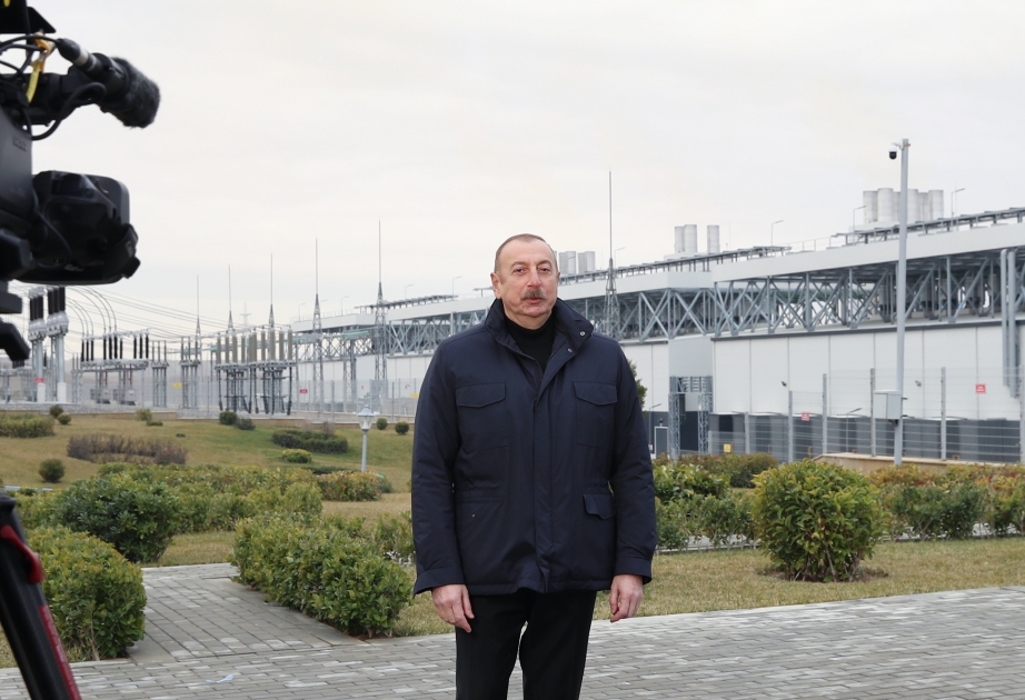 Le président azerbaïdjanais : Un grand travail a été fait dans le domaine de l'électricité ces dernières années et ce travail se poursuit