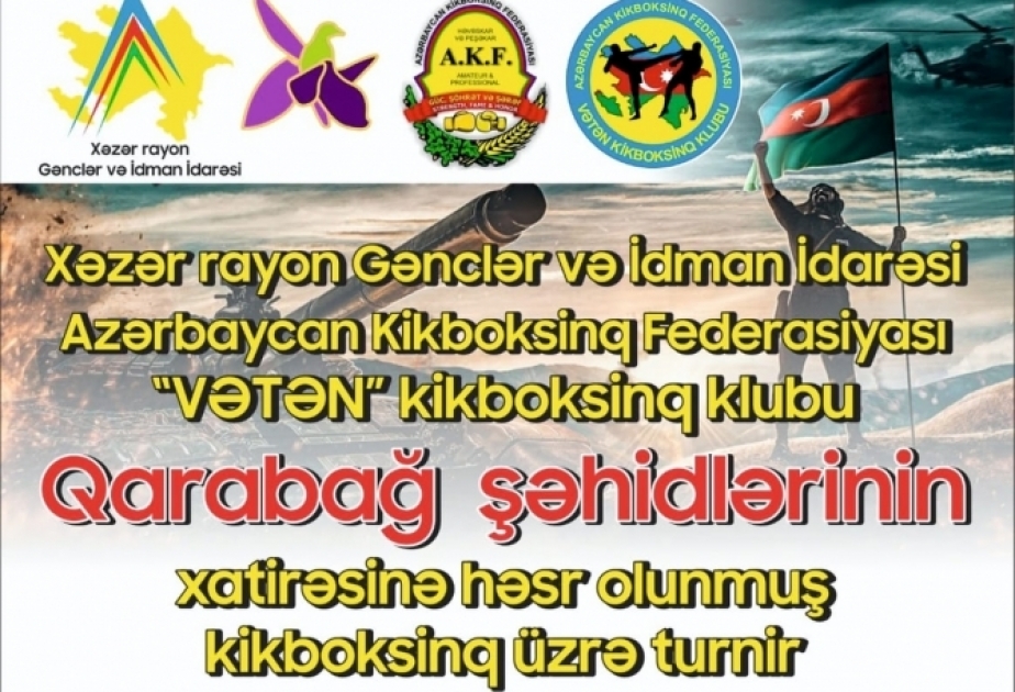 Sabah Qarabağ şəhidlərinin xatirəsinə həsr olunmuş kikboksinq turniri start götürəcək