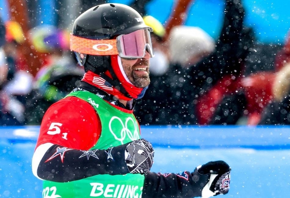 Longtime US teammates win mixed snowboardcross at Olympics