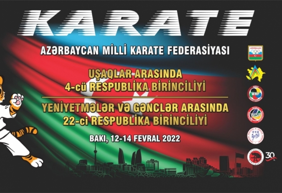 Uşaq, yeniyetmə və gənc karateçilərin respublika birinciliyində 500-dən çox idmançı iştirak edir