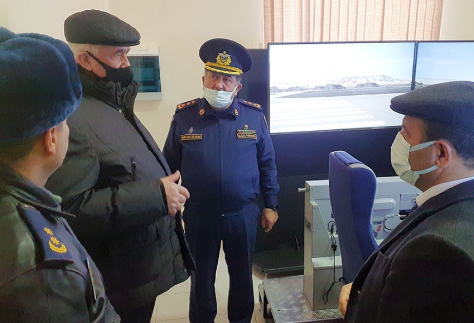 Ombudsman Aparatının nümayəndələri Hərbi Hava Qüvvələrinin hərbi hissəsində olublar