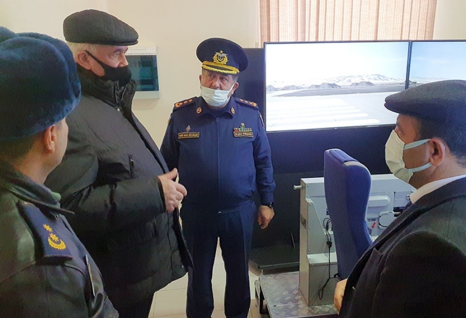 Representatives of Ombudsman's Office visit one of military units of Azerbaijan Air Force