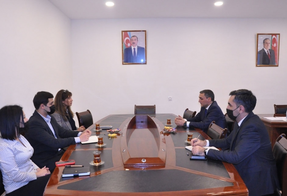 Mingəçevir Dövlət Universitetində “İnnovasiyalar Mərkəzi”nin əməkdaşları ilə görüş keçirilib