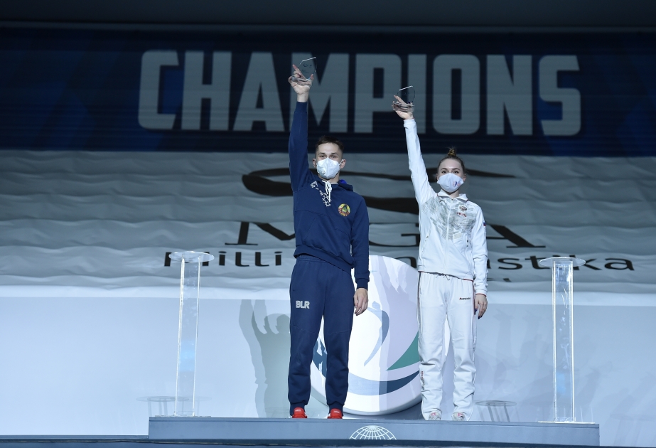 Ganadores de la Copa del Mundo de Gimnasia de Trampolín de la FIG fueron premiados en Bakú