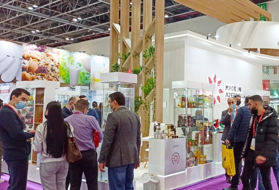 Des produits azerbaïdjanais sont exposés au Salon international à Dubaï