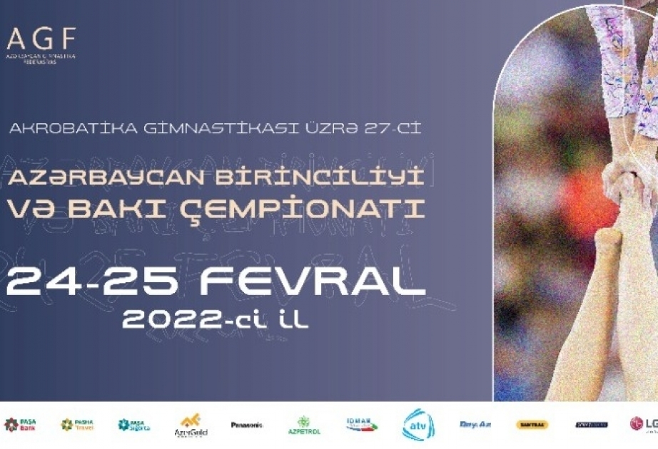 Akrobatika gimnastikası üzrə 27-ci Azərbaycan birinciliyi və Bakı çempionatı keçiriləcək