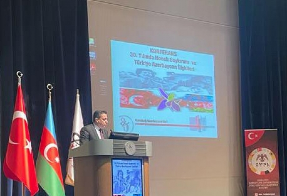 Türkiyənin Osmaniyə Korkut Ata Universitetində keçirilən konfransda Xocalı soyqırımı qatillərinin mühakiməsi tələb olunub VİDEO