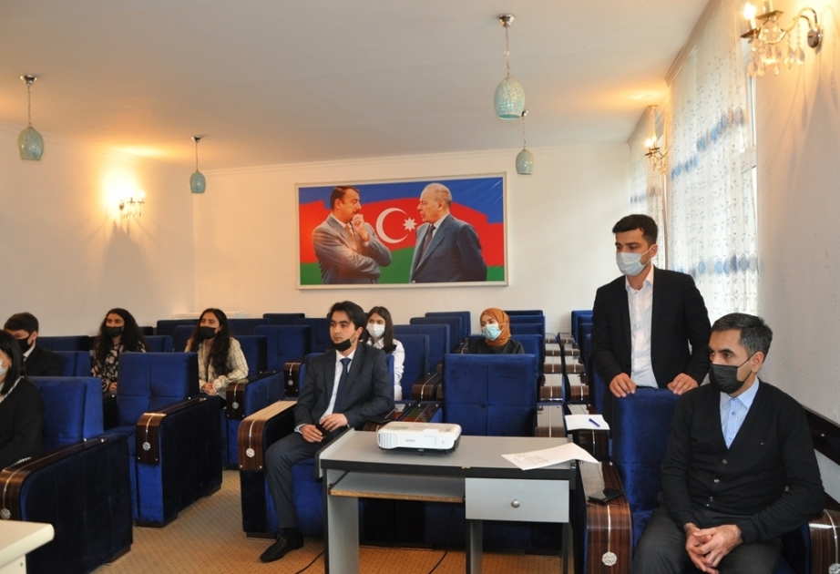 Mingəçevir Dövlət Universitetində könüllü gənclərlə görüş keçirilib
