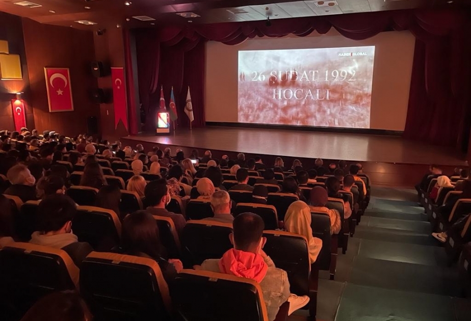 Türkiyənin Hatay Mustafa Kamal Universitetində Xocalı soyqırımı qurbanları anılıb