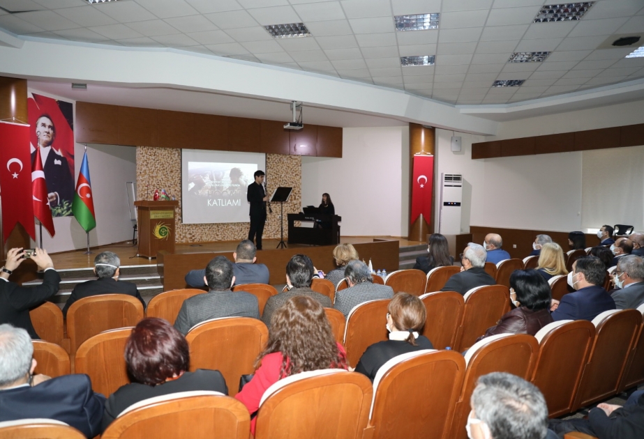 Türkiyənin Adana şəhərində Xocalı soyqırımına həsr olunan anım mərasimi keçirilib