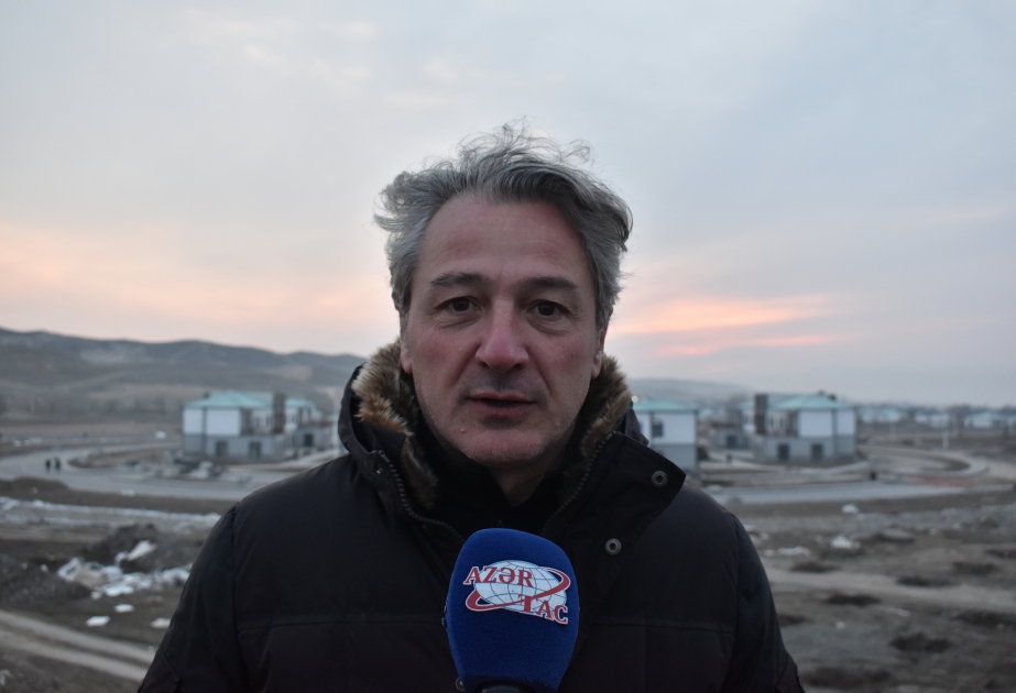 Italian traveler hails Azerbaijan’s rapid restoration work in Karabakh