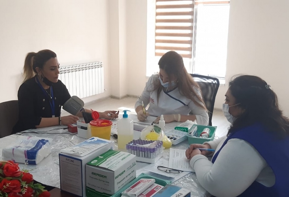 Gəncədə qaz təsərrüfatı işçiləri könüllü qanvermə aksiyasına qoşulublar