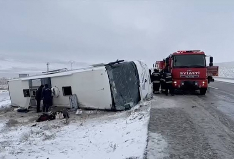 Tourist bus crash kills five in Turkiye