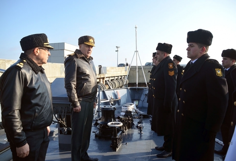 Azerbaijan’s Defense Ministry holds official meeting on results of comprehensive inspection in Naval Forces VIDEO