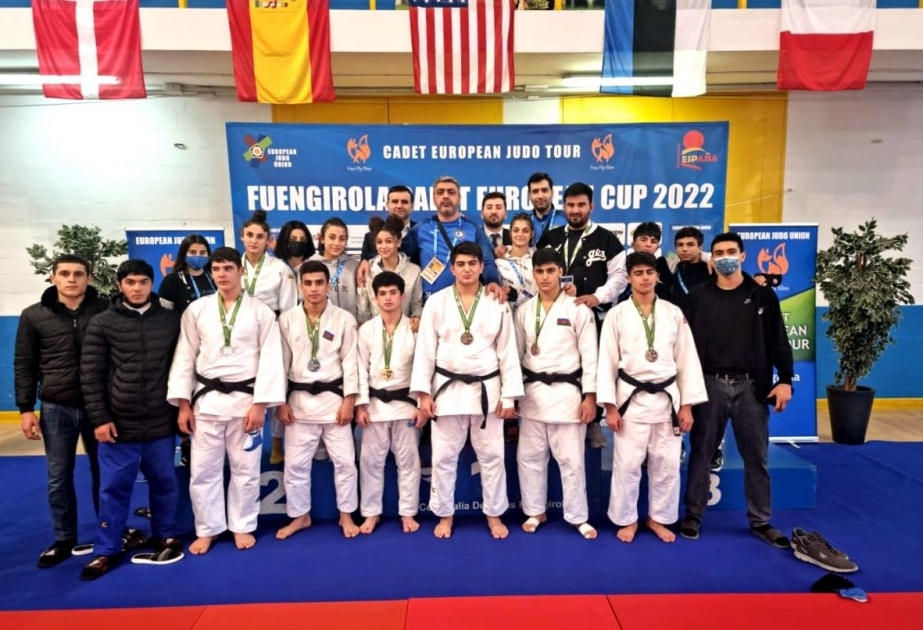 Azerbaijani judokas rank first in overall medal table of Fuengirola Cadet European Cup 2022