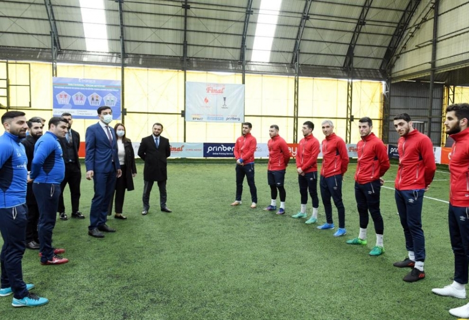 Gənclər və idman naziri Azərbaycan Minifutbol Federasiyasının fəaliyyəti ilə tanış olub