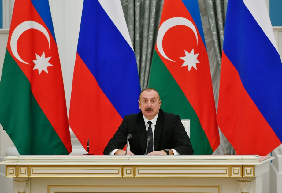 Prezident İlham Əliyev: Bu Bəyannamə Azərbaycan-Rusiya münasibətlərini müttəfiqlik səviyyəsinə çıxarır