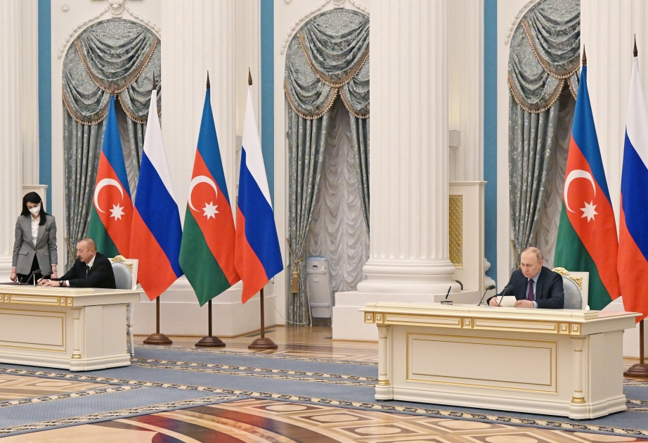 Se firmó en Moscú la Declaración sobre la "Interacción aliada entre la República de Azerbaiyán y la Federación Rusa"