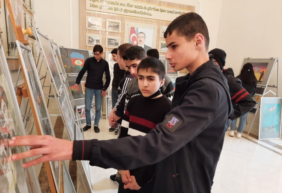Ağsuda Xocalı soyqırımına həsr olunan rəsm sərgisi açılıb